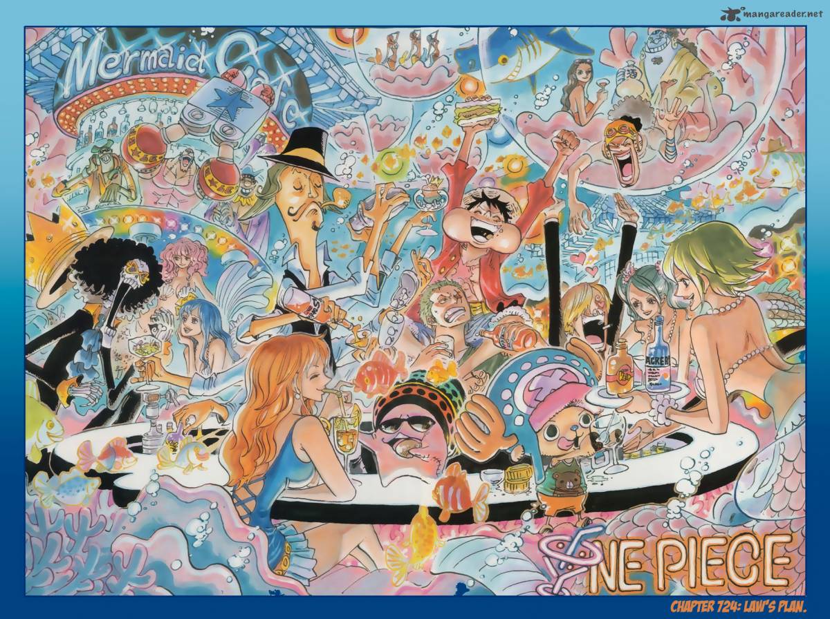 One Piece manga, chapter 724, page 3 of 23