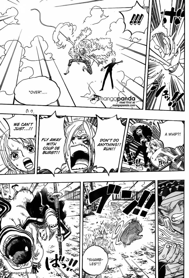 One Piece manga, chapter 724, page 8 of 23