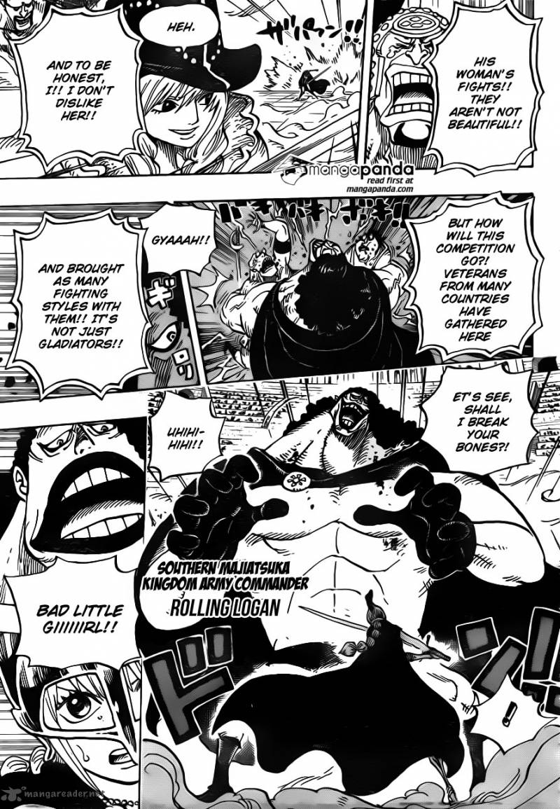 One Piece Chapter 725 page 14 - Chapter 725: The Undefeated Woman