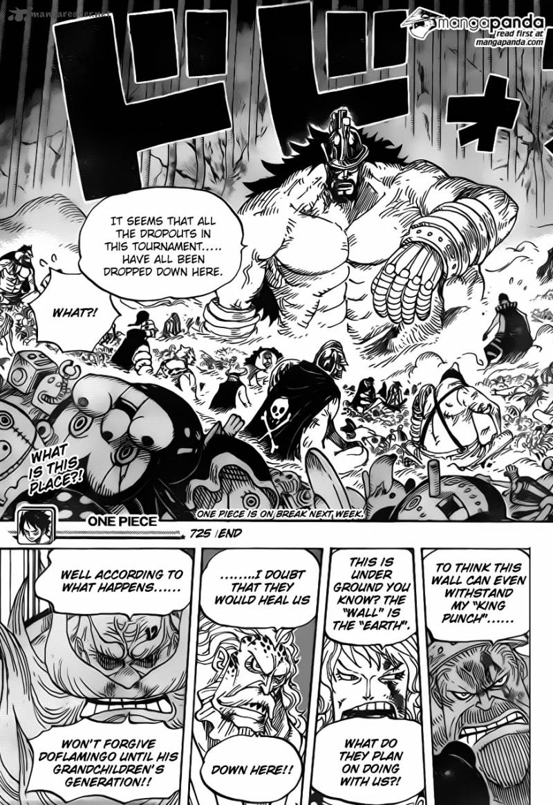 One Piece Chapter 725 page 18 - Chapter 725: The Undefeated Woman
