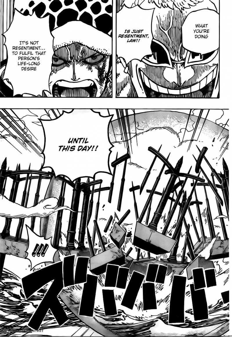 One Piece Chapter 725 page 4 - Chapter 725: The Undefeated Woman