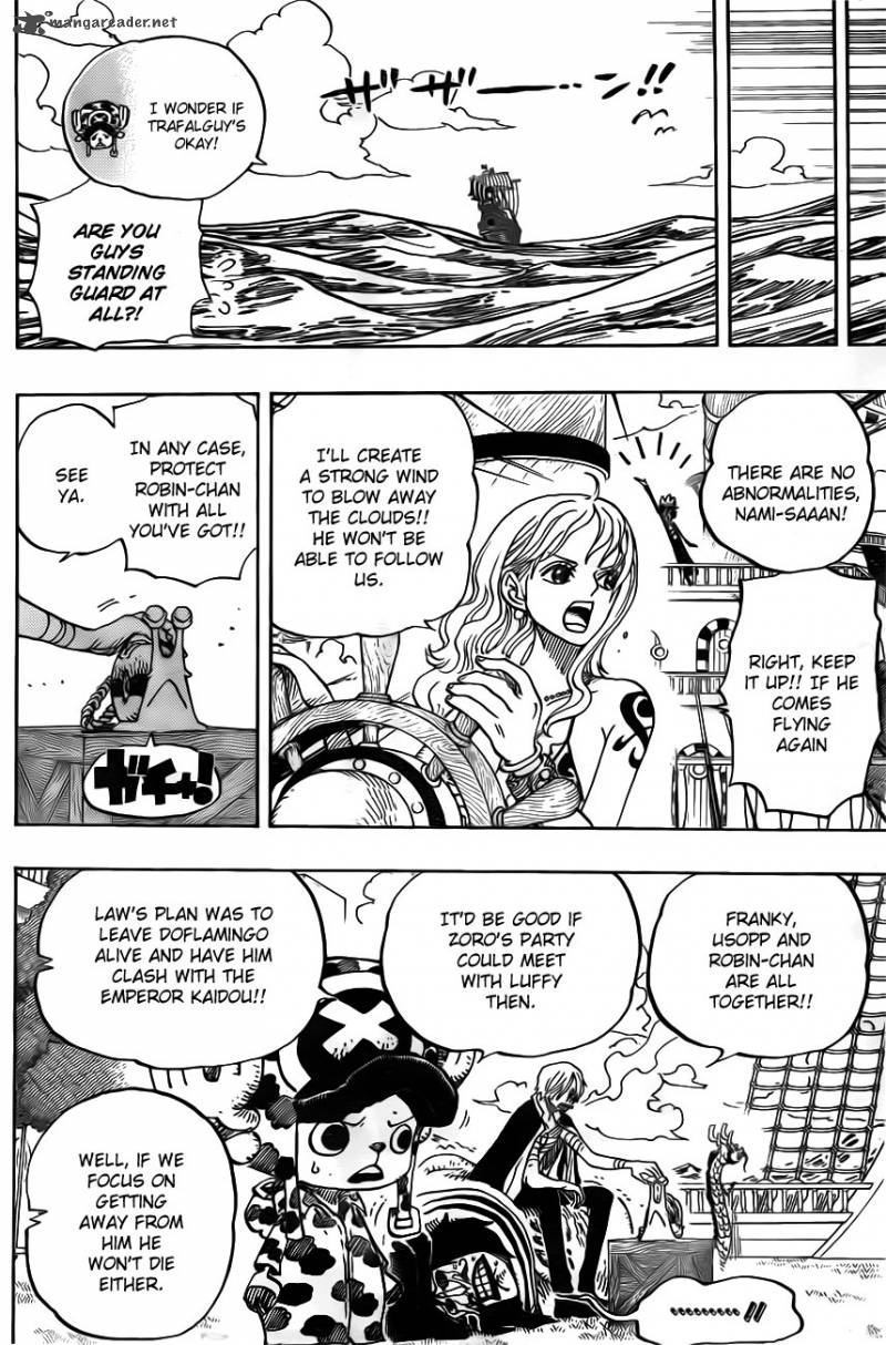 One Piece Chapter 725 page 5 - Chapter 725: The Undefeated Woman
