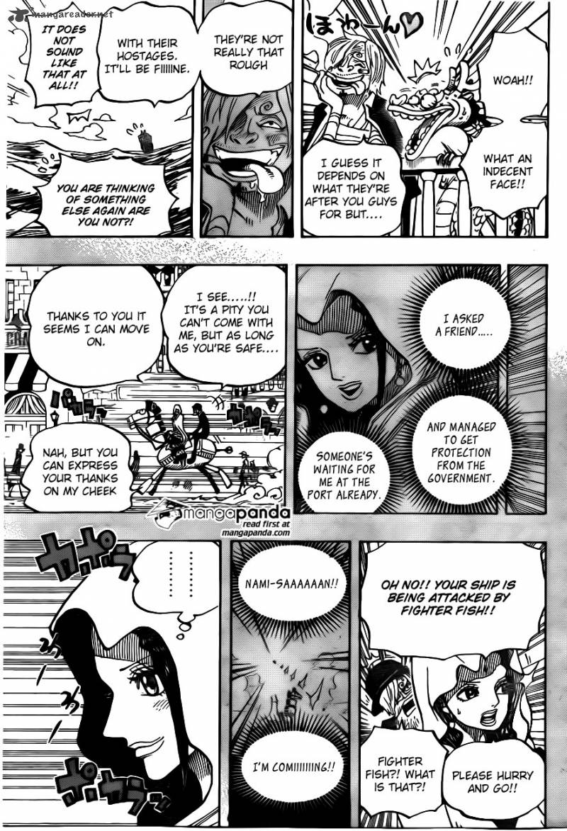 One Piece Chapter 725 page 8 - Chapter 725: The Undefeated Woman