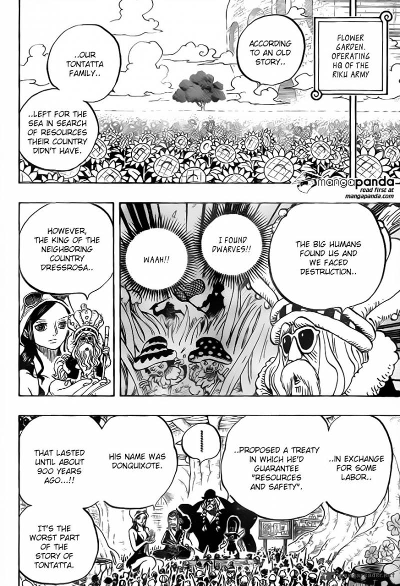 One Piece Chapter 726 page 14 - Chapter 726: The Riku Family