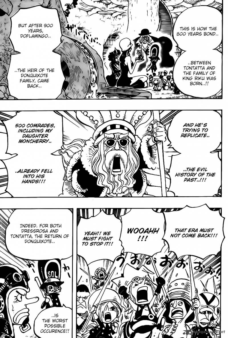One Piece Chapter 726 page 17 - Chapter 726: The Riku Family