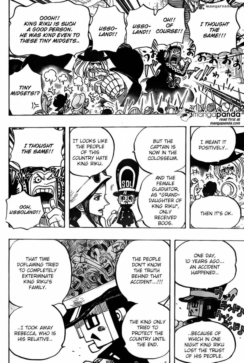 One Piece Chapter 726 page 18 - Chapter 726: The Riku Family