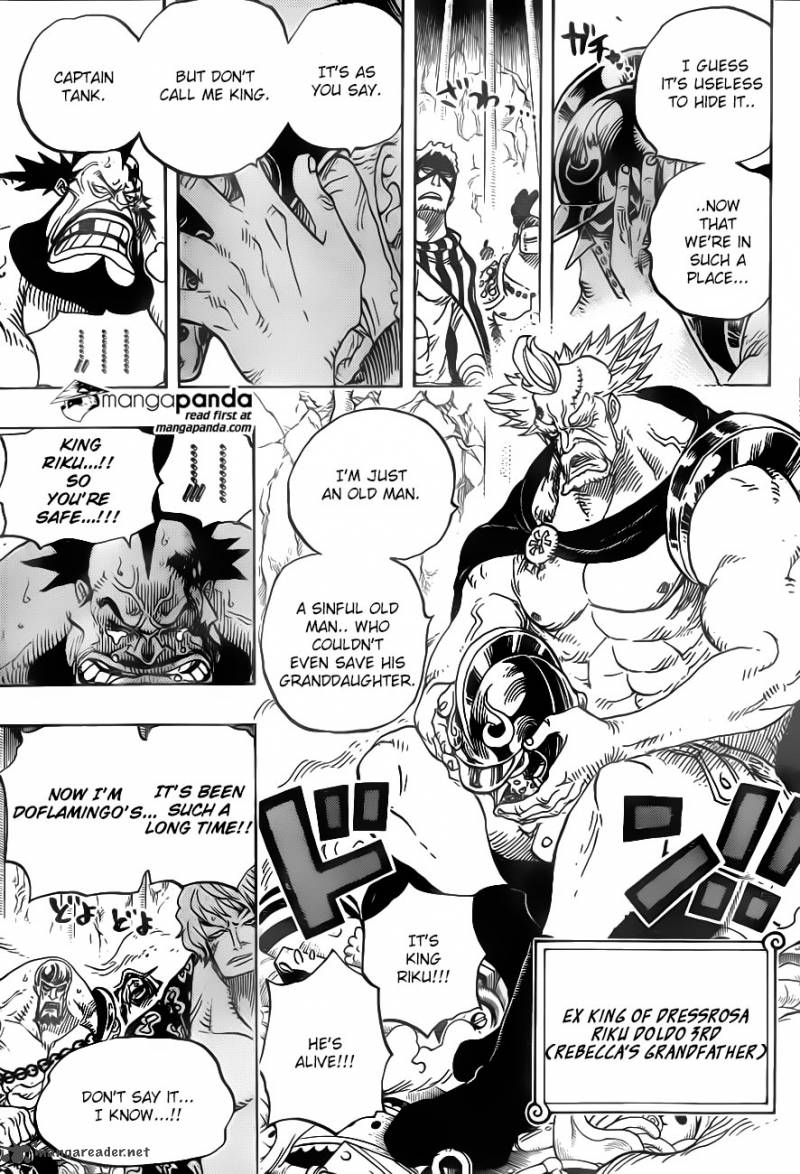 One Piece Chapter 726 page 5 - Chapter 726: The Riku Family