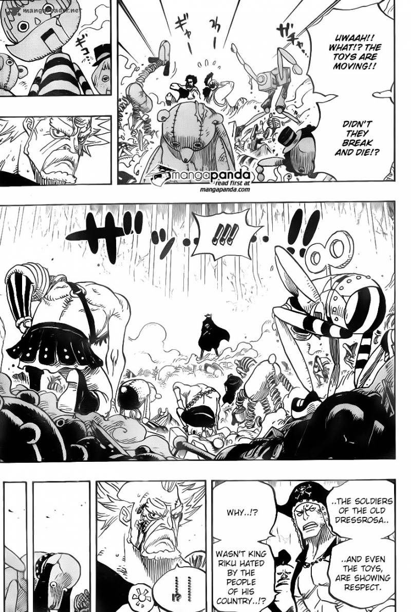 One Piece Chapter 726 page 9 - Chapter 726: The Riku Family