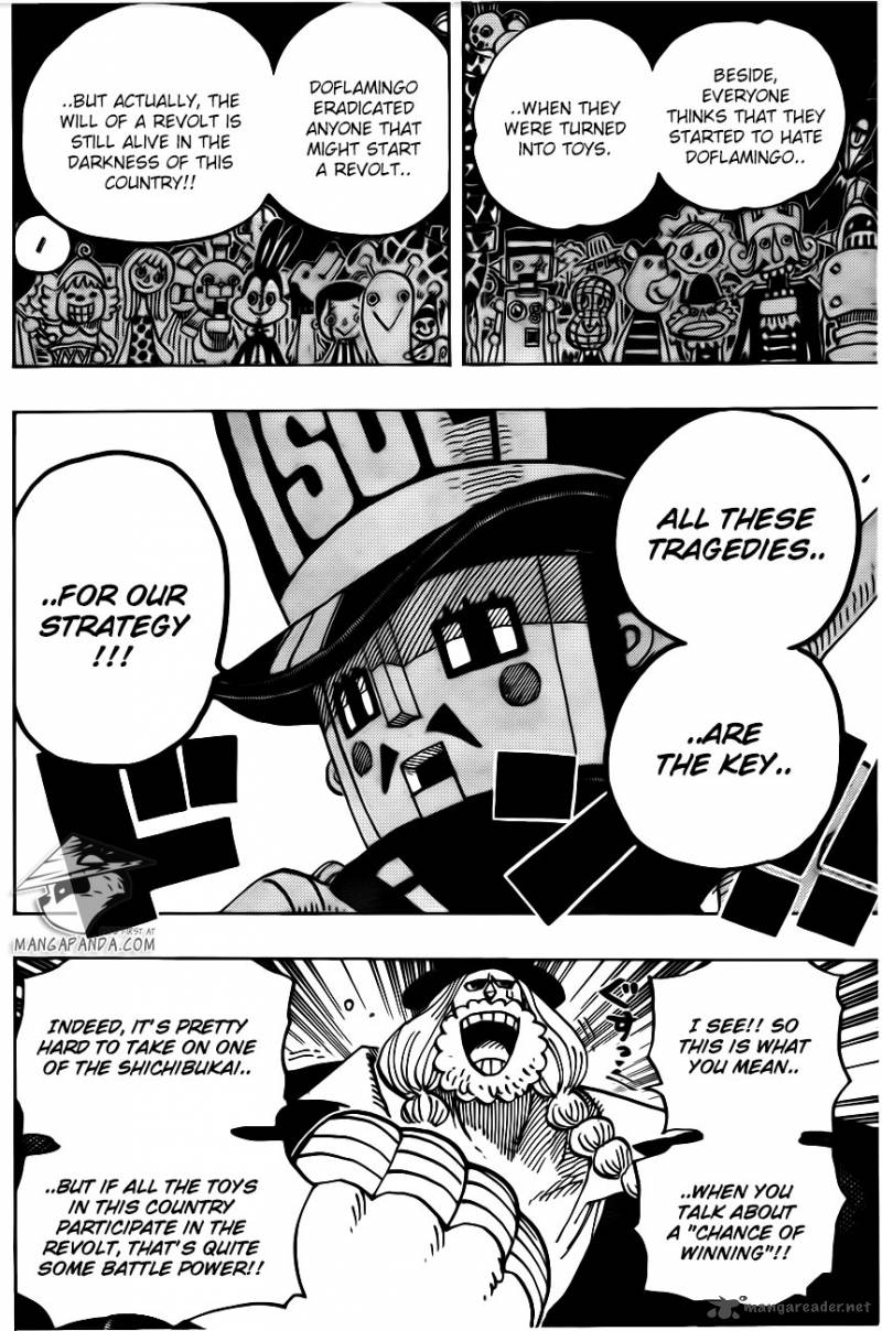 One Piece manga, chapter 728, page 15 of 21