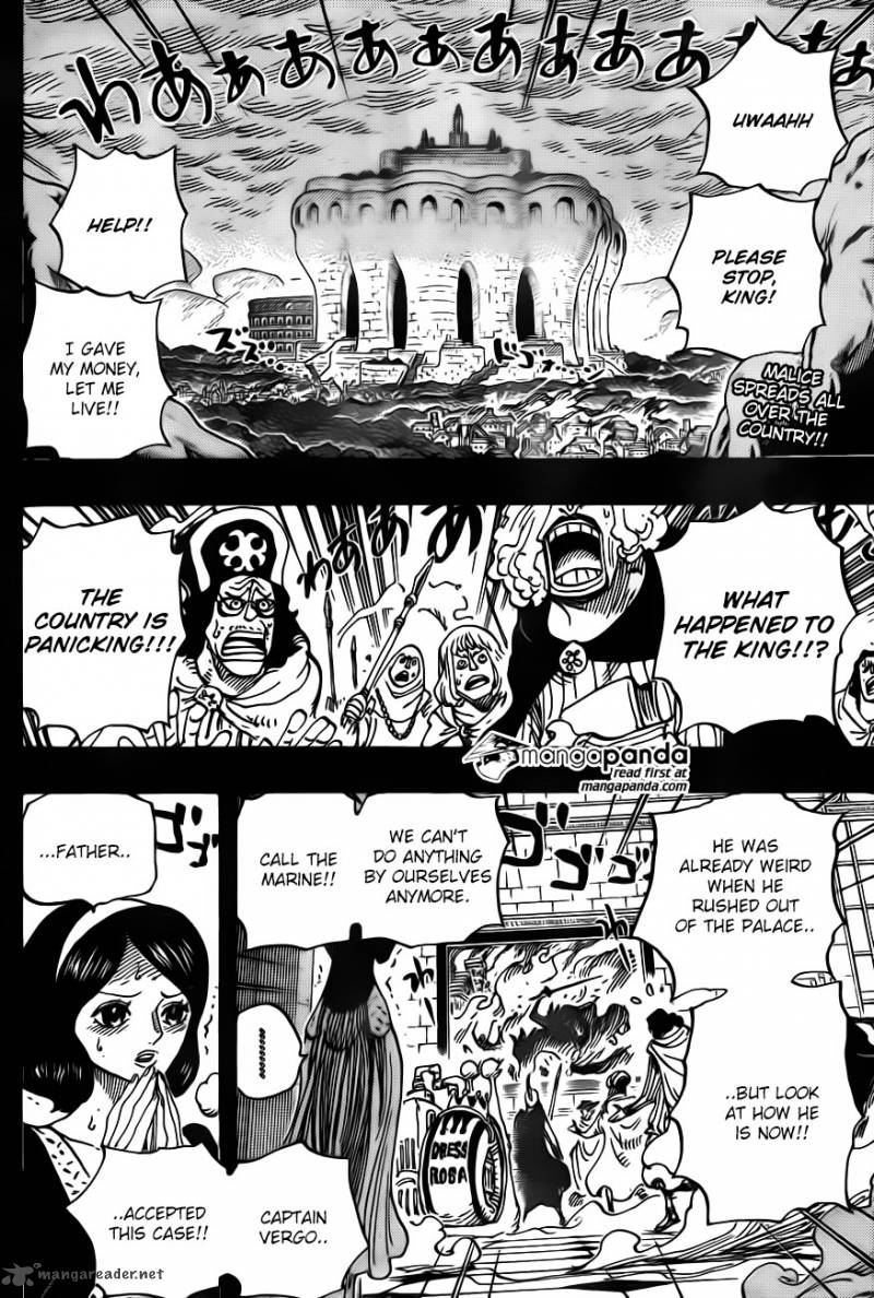 One Piece manga, chapter 728, page 3 of 21