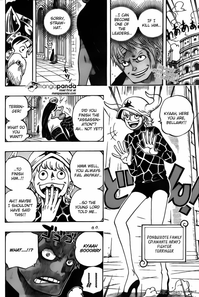 One Piece Chapter 729 page 2 - Chapter 729: Warlord Doflamingo vs. Warlord Law