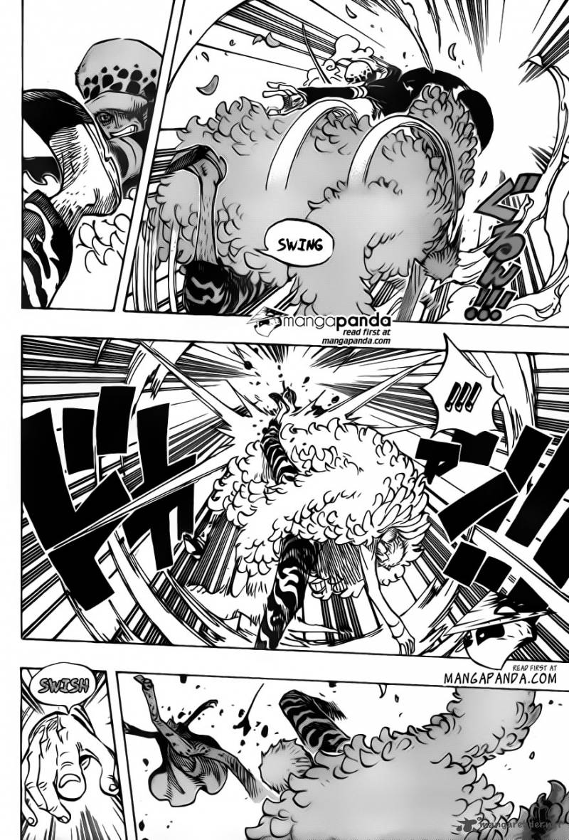 One Piece Chapter 729 page 4 - Chapter 729: Warlord Doflamingo vs. Warlord Law