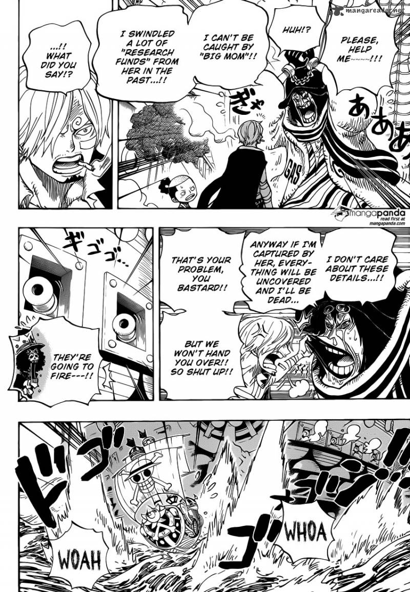 One Piece Chapter 730 page 12 - Chapter 730: 3 Cards