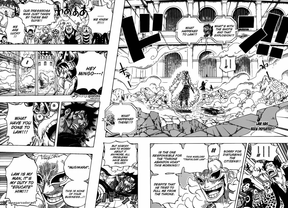 One Piece Chapter 730 page 2 - Chapter 730: 3 Cards