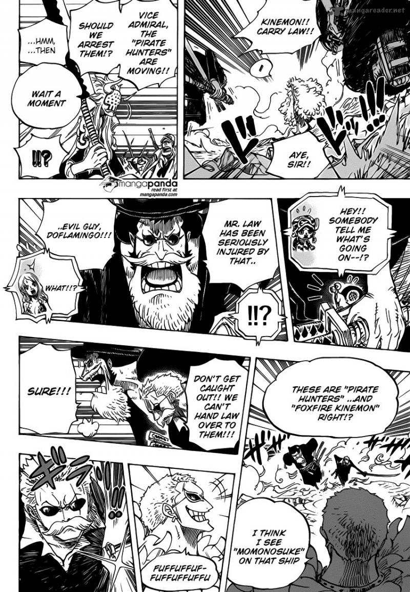 One Piece Chapter 730 page 3 - Chapter 730: 3 Cards