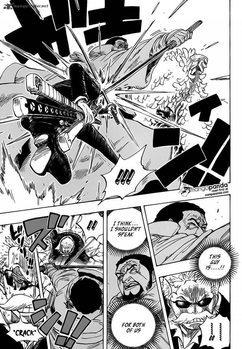 One Piece Chapter 730 page 4 - Chapter 730: 3 Cards