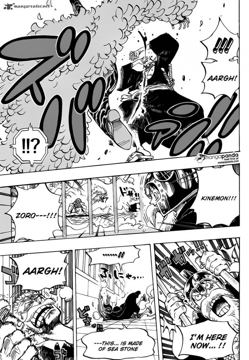 One Piece Chapter 730 page 6 - Chapter 730: 3 Cards
