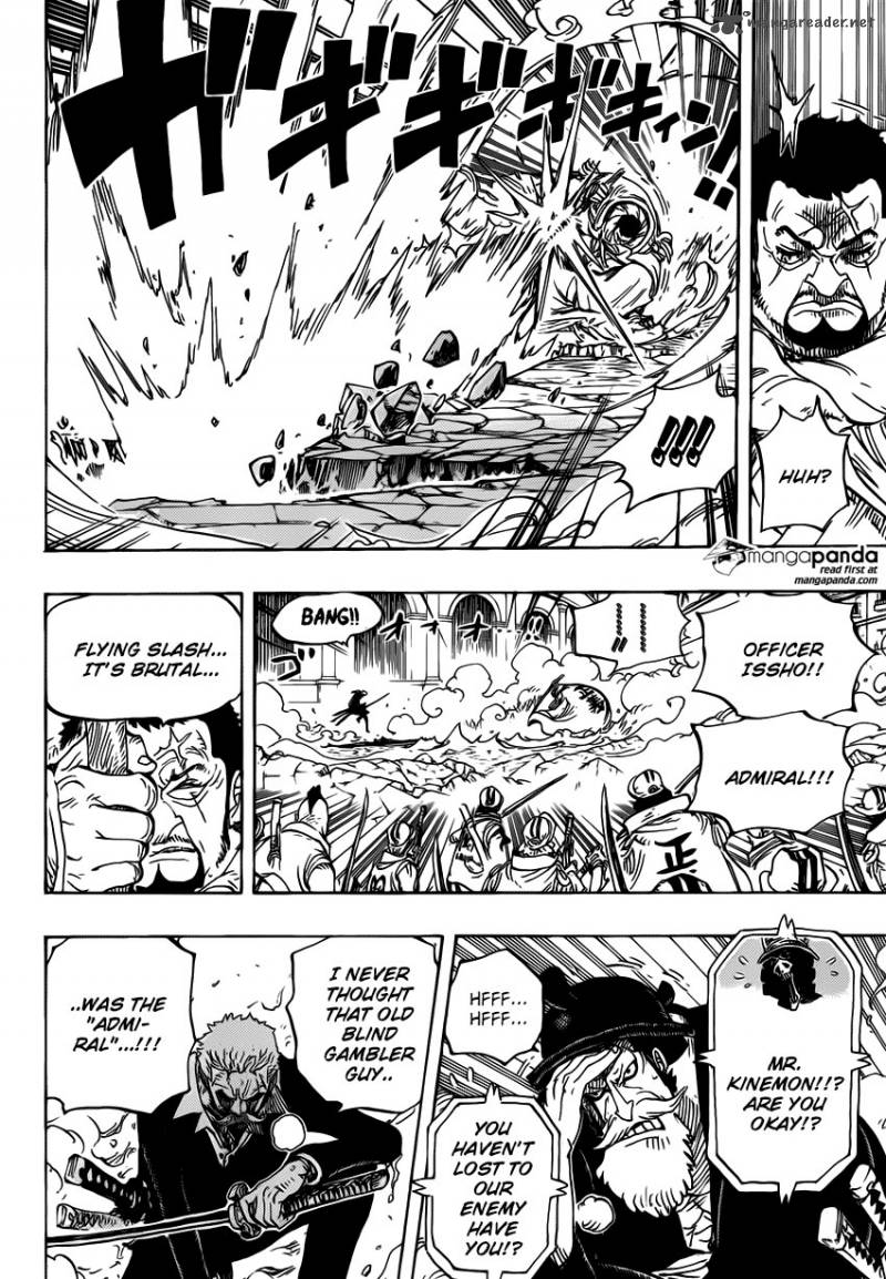 One Piece Chapter 730 page 7 - Chapter 730: 3 Cards
