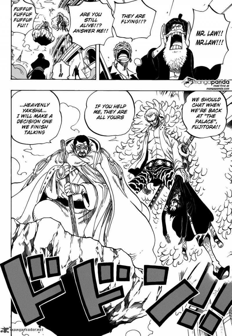 One Piece Chapter 730 page 9 - Chapter 730: 3 Cards