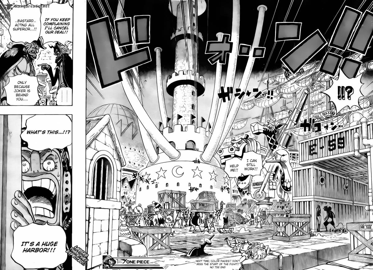 One Piece manga, chapter 732, page 18 of 21
