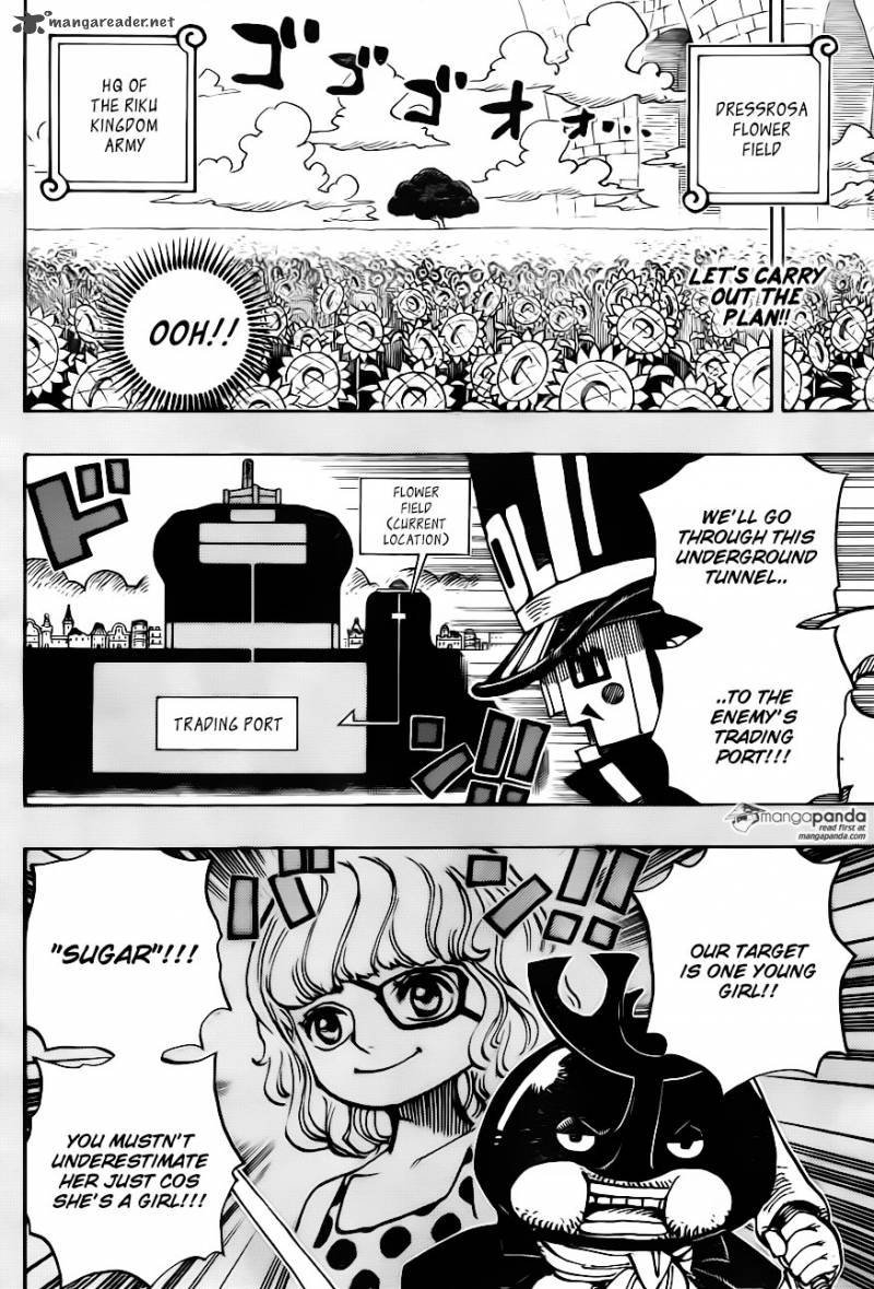 One Piece manga, chapter 732, page 3 of 21