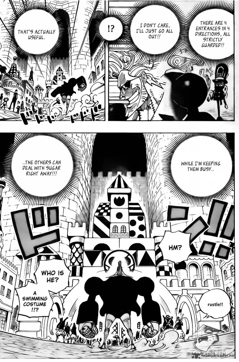 One Piece manga, chapter 732, page 6 of 21