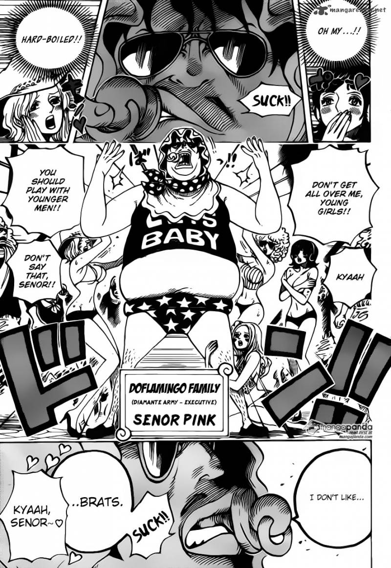 One Piece manga, chapter 732, page 8 of 21