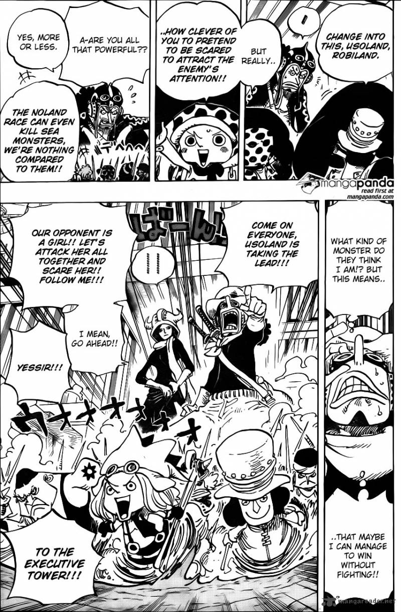 One Piece Chapter 733 page 10 - Chapter 733: What Soldier-san Wants