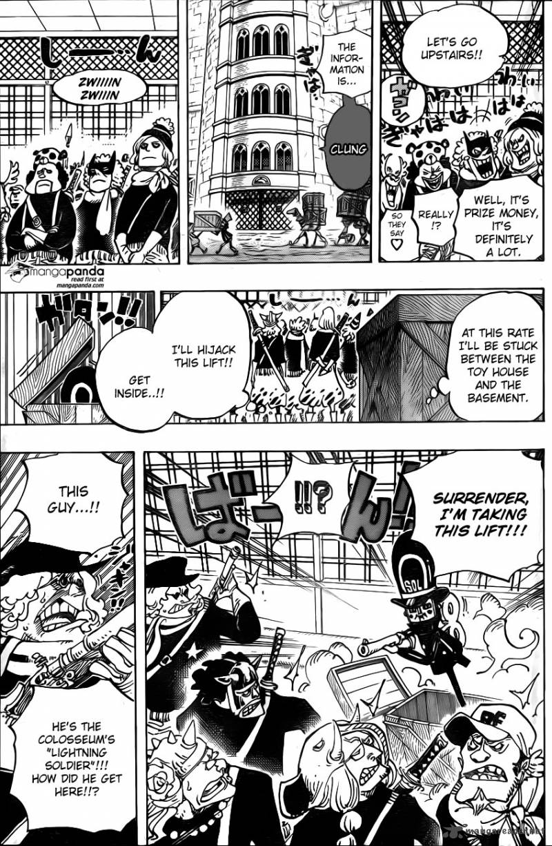 One Piece Chapter 733 page 12 - Chapter 733: What Soldier-san Wants