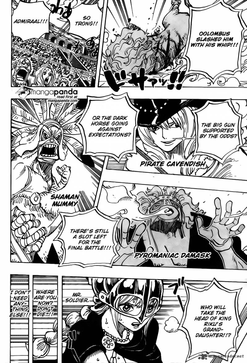 One Piece Chapter 733 page 5 - Chapter 733: What Soldier-san Wants