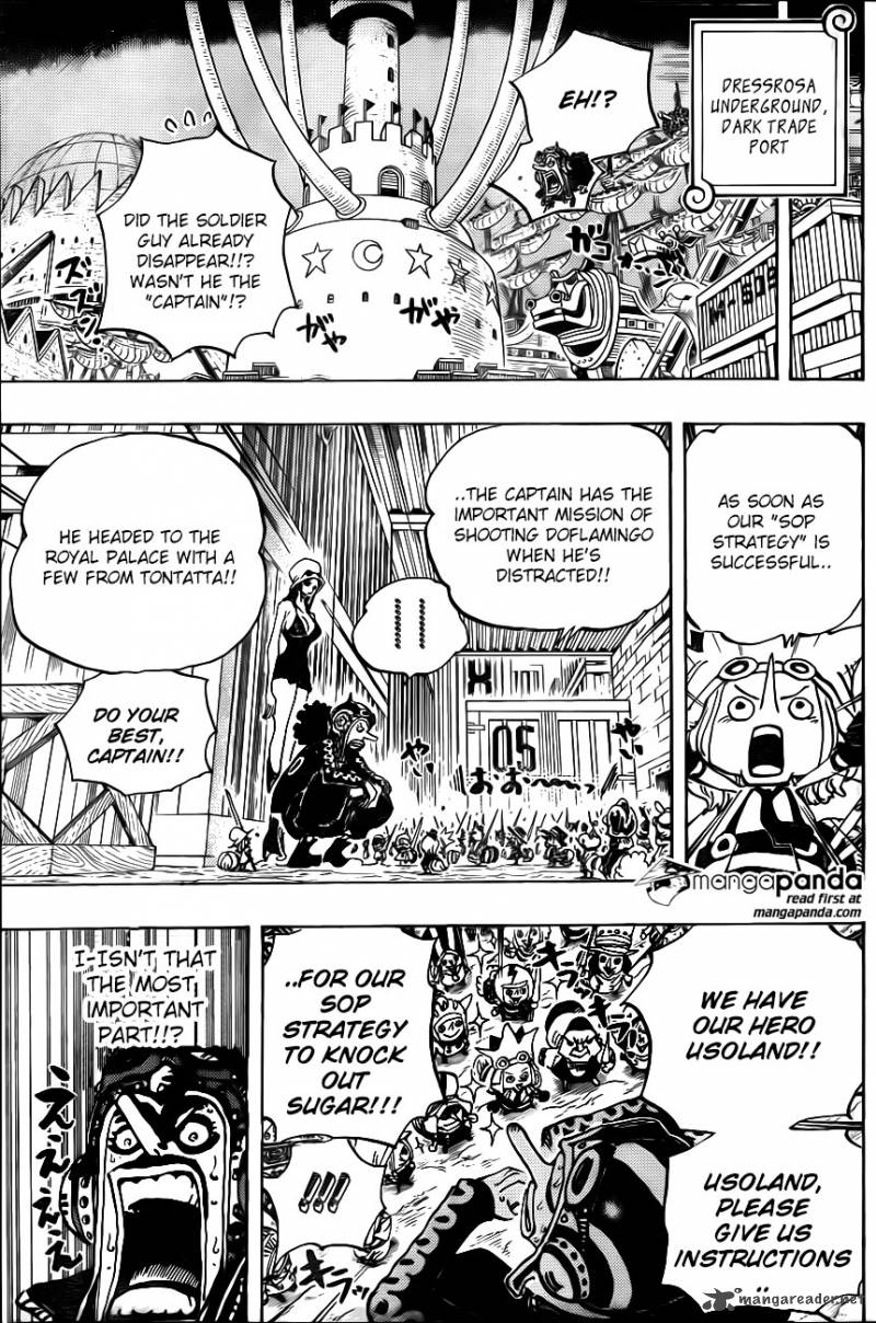 One Piece Chapter 733 page 6 - Chapter 733: What Soldier-san Wants