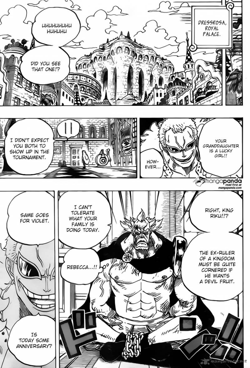 One Piece Chapter 734 page 15 - Chapter 734: The Kamaitachi of Rommel