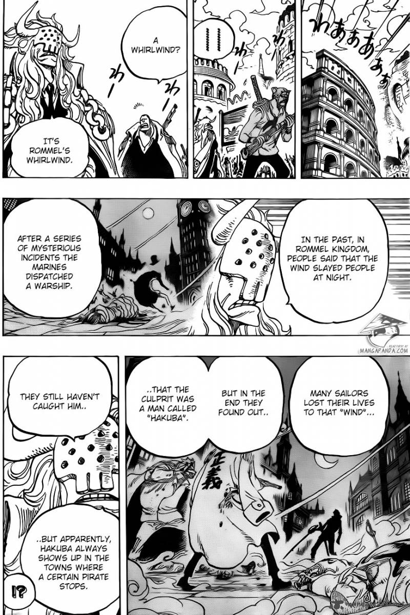 One Piece Chapter 734 page 7 - Chapter 734: The Kamaitachi of Rommel