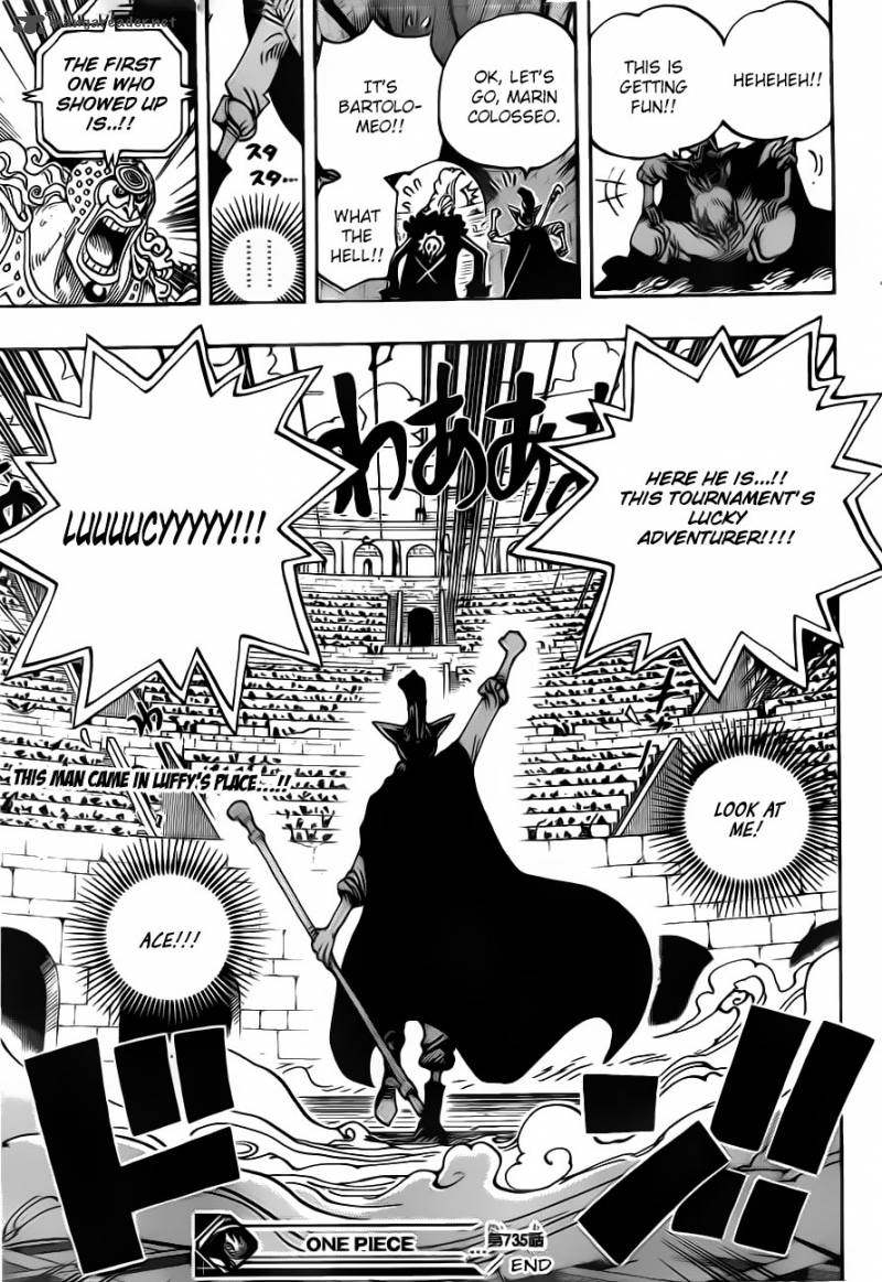 One Piece manga, chapter 735, page 21 of 24
