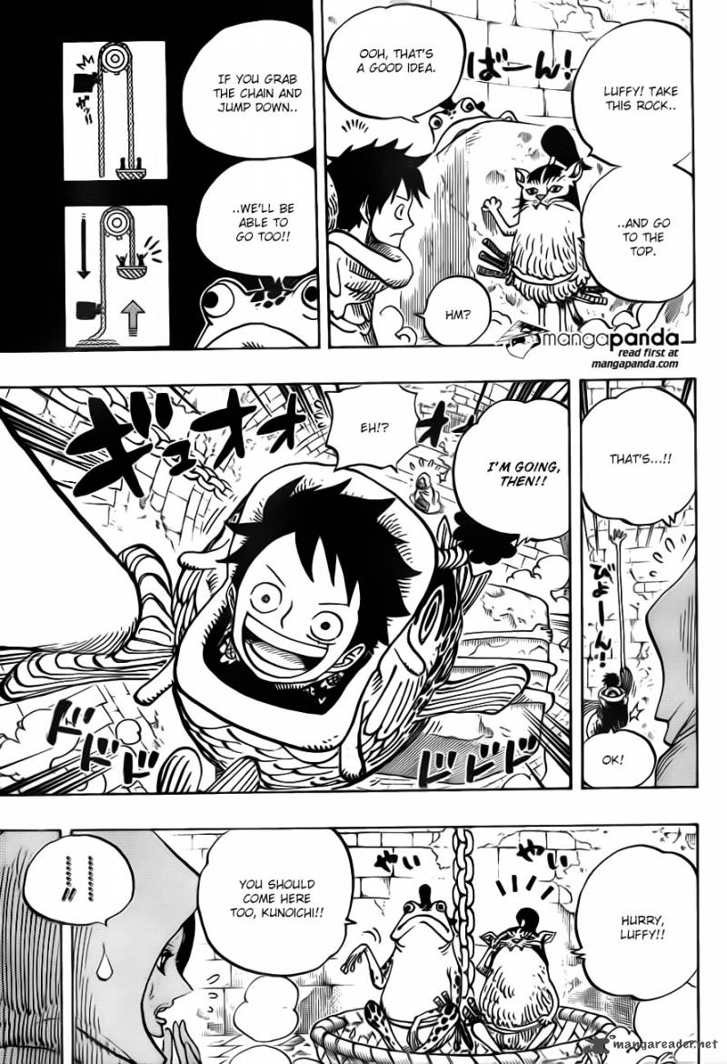 One Piece manga, chapter 735, page 9 of 24