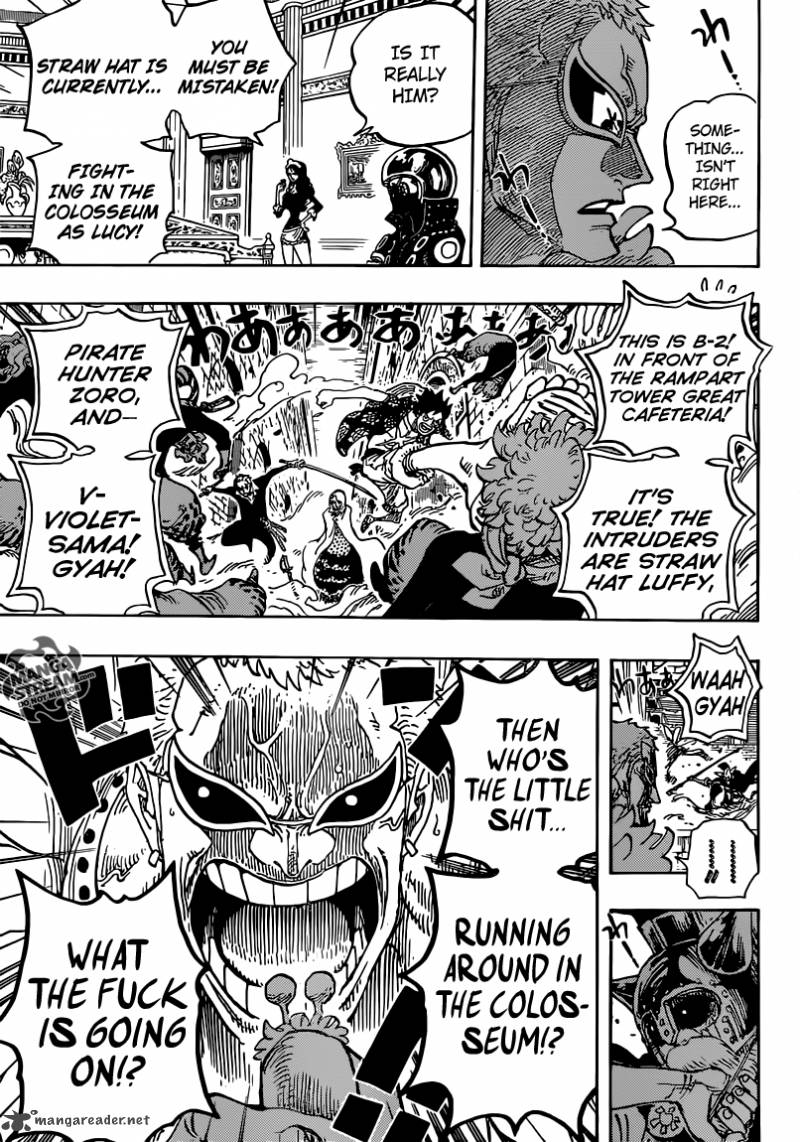 One Piece manga, chapter 736, page 14 of 20