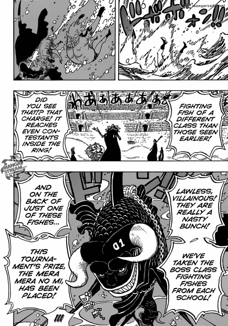 One Piece manga, chapter 736, page 8 of 20