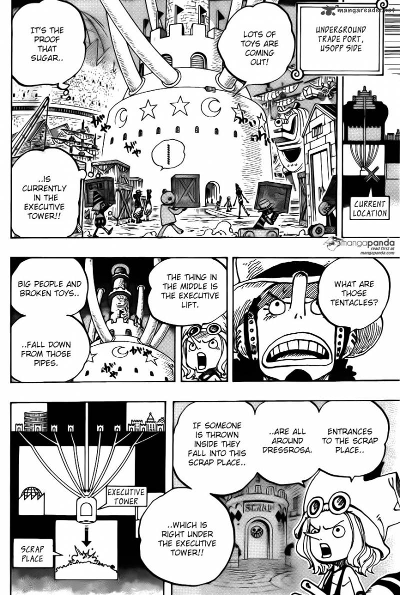 One Piece Chapter 737 page 10 - Chapter 737: Officer's Tower