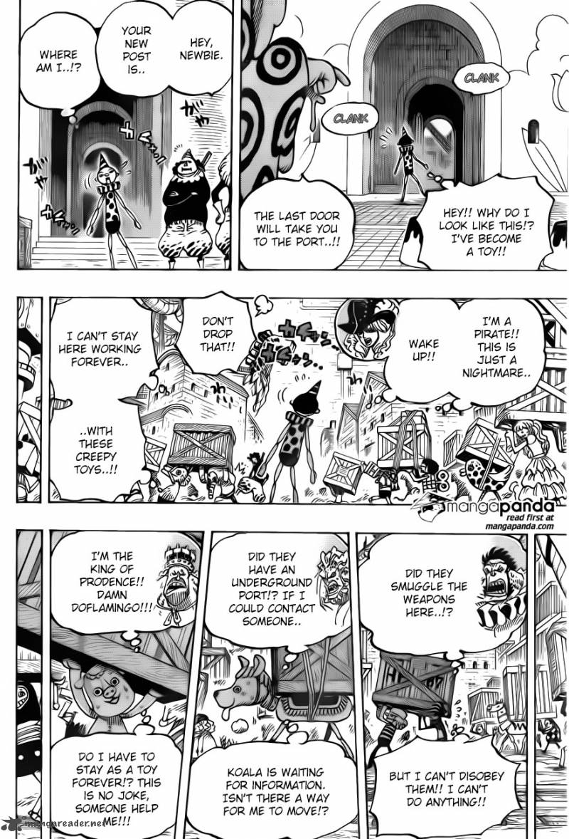 One Piece Chapter 737 page 14 - Chapter 737: Officer's Tower