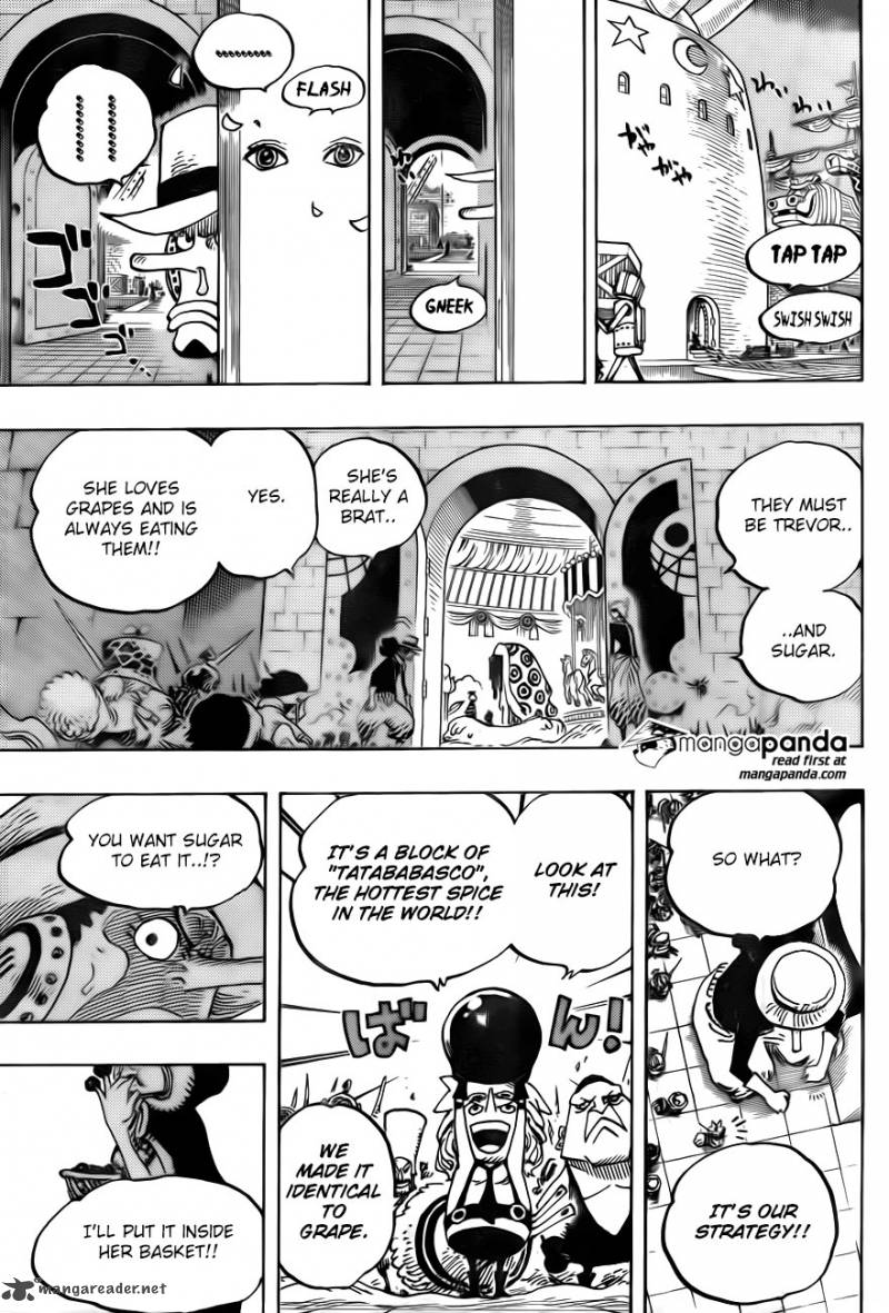 One Piece Chapter 737 page 15 - Chapter 737: Officer's Tower