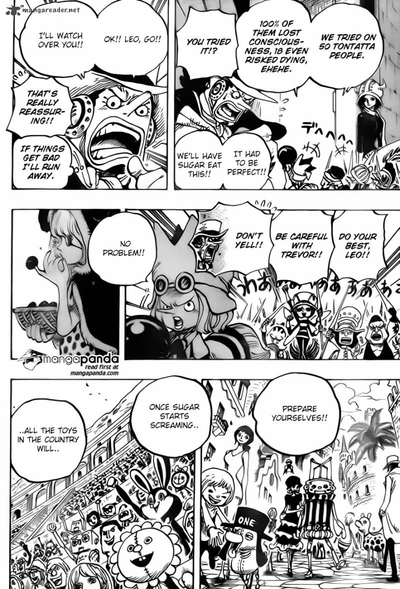 One Piece Chapter 737 page 16 - Chapter 737: Officer's Tower