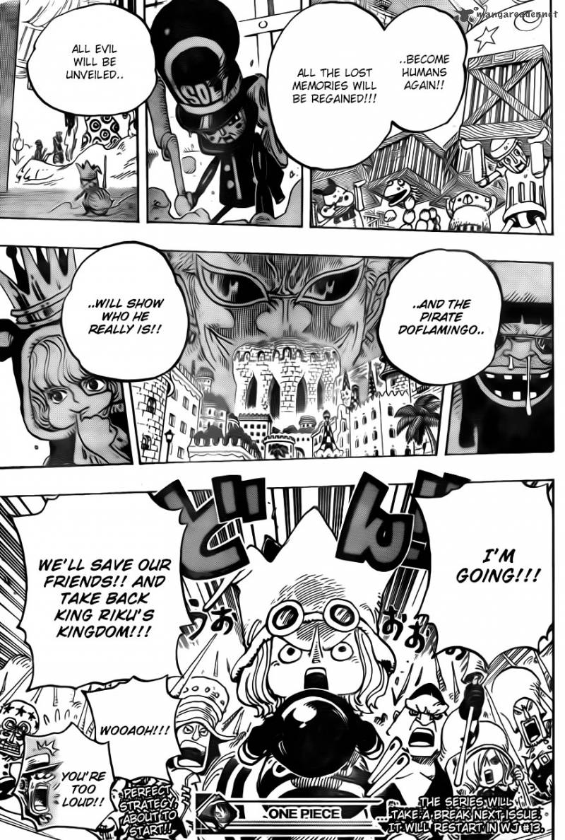 One Piece Chapter 737 page 17 - Chapter 737: Officer's Tower