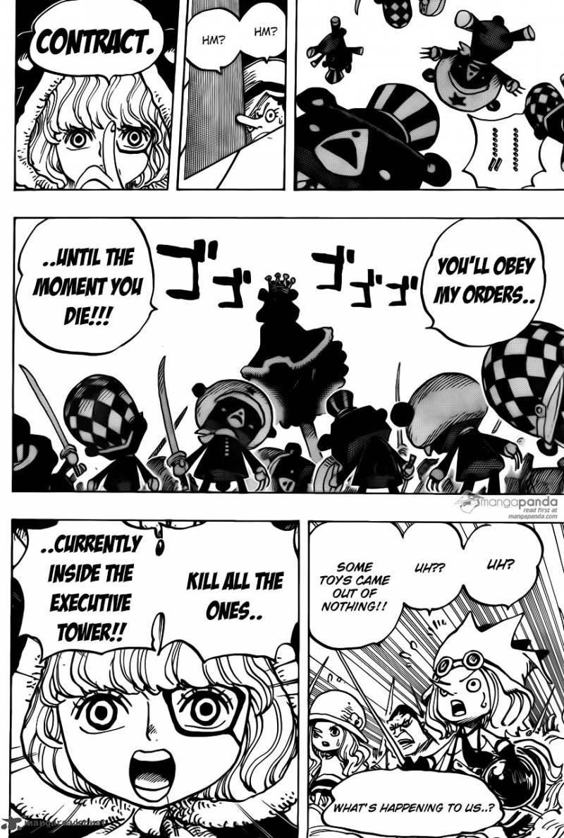 One Piece Chapter 738 page 14 - Chapter 738: Trebol Army, Special Officer Sugar