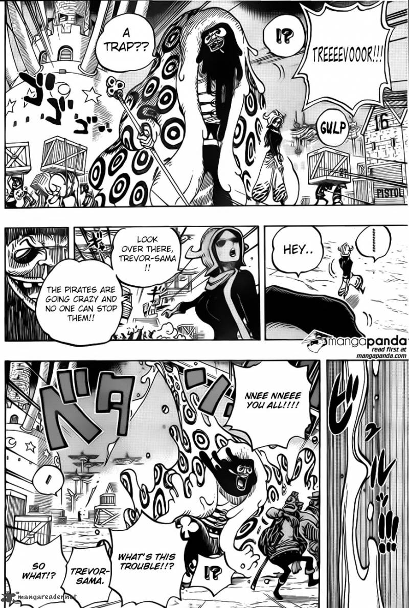 One Piece Chapter 738 page 16 - Chapter 738: Trebol Army, Special Officer Sugar