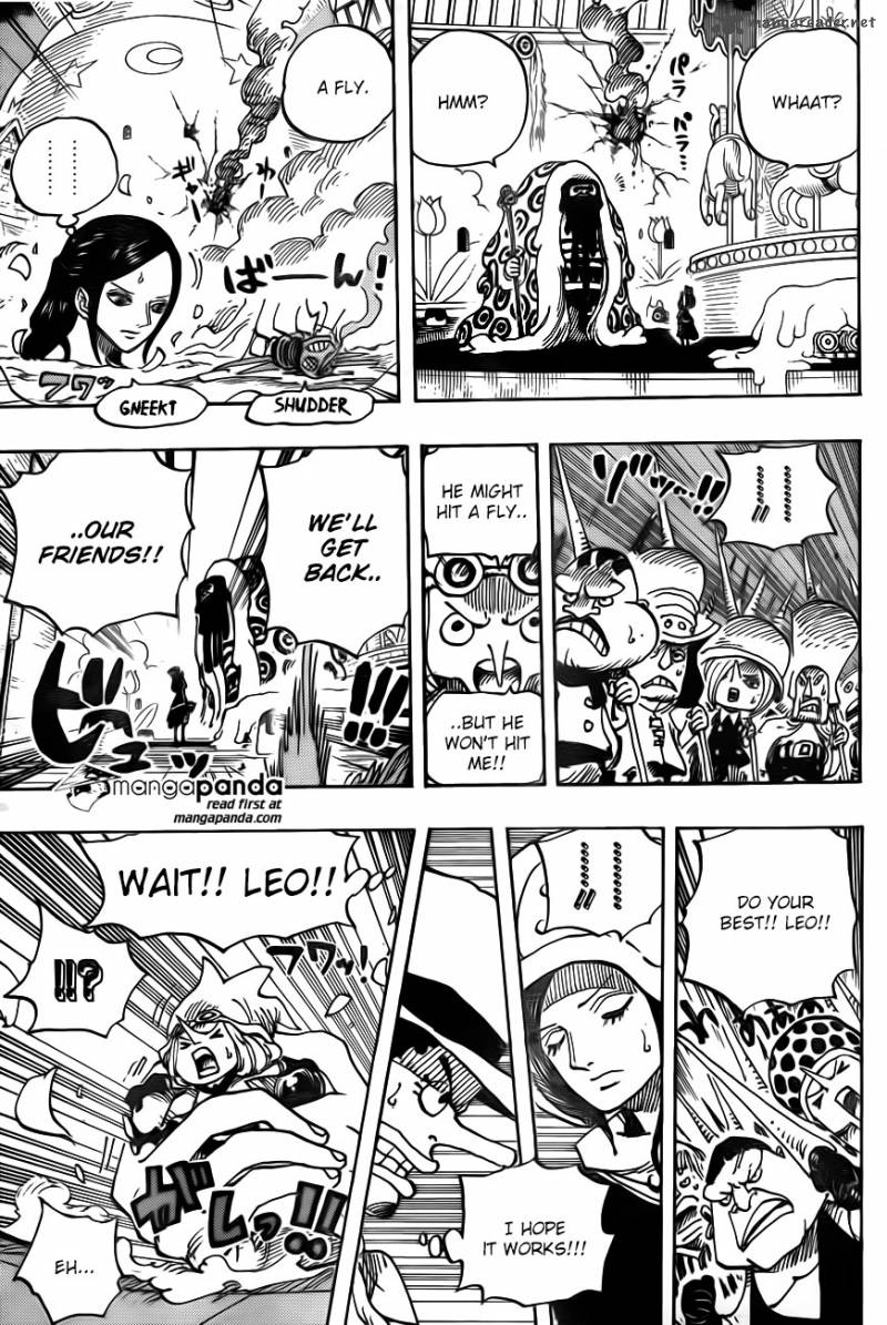 One Piece Chapter 738 page 4 - Chapter 738: Trebol Army, Special Officer Sugar
