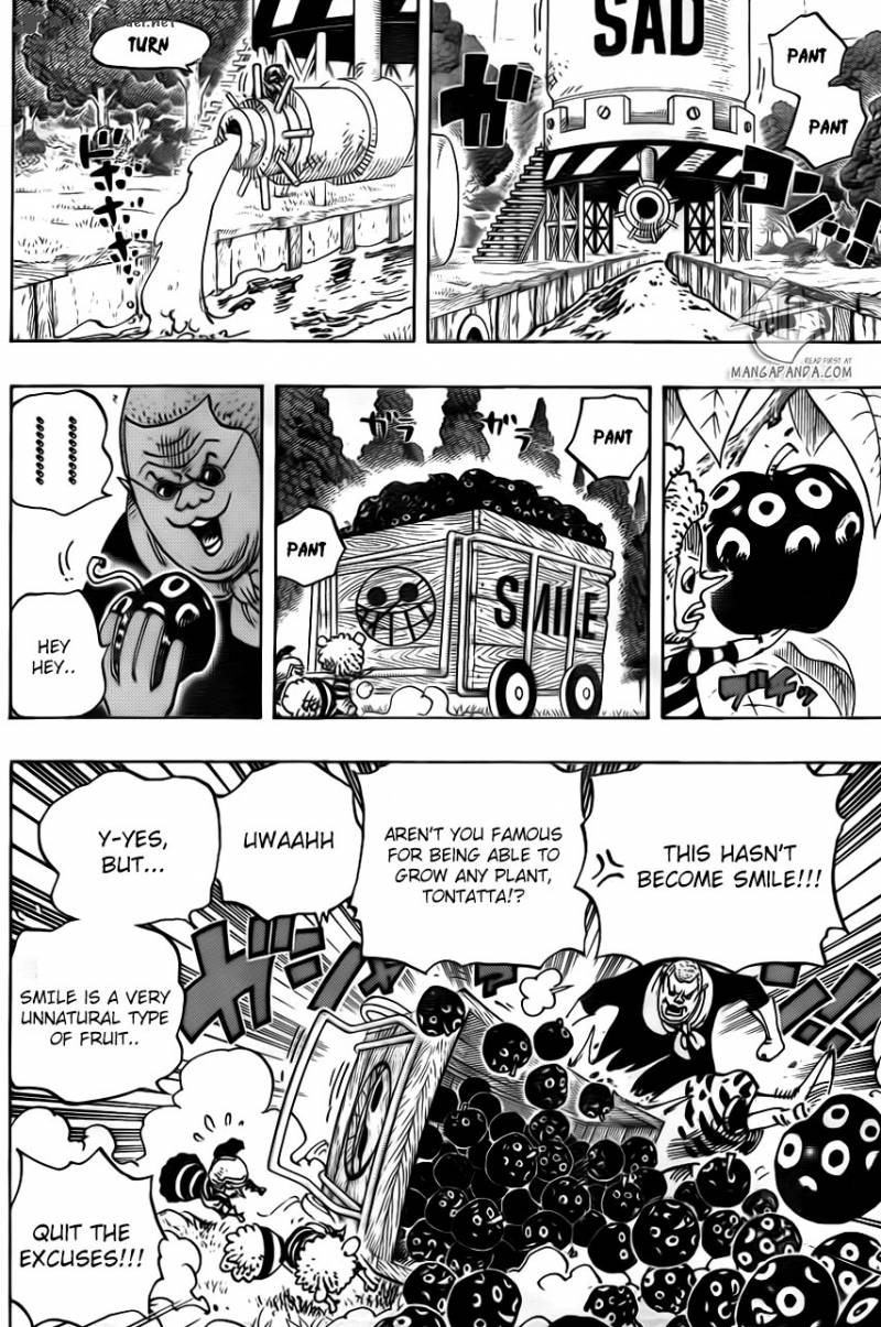 One Piece Chapter 738 page 6 - Chapter 738: Trebol Army, Special Officer Sugar