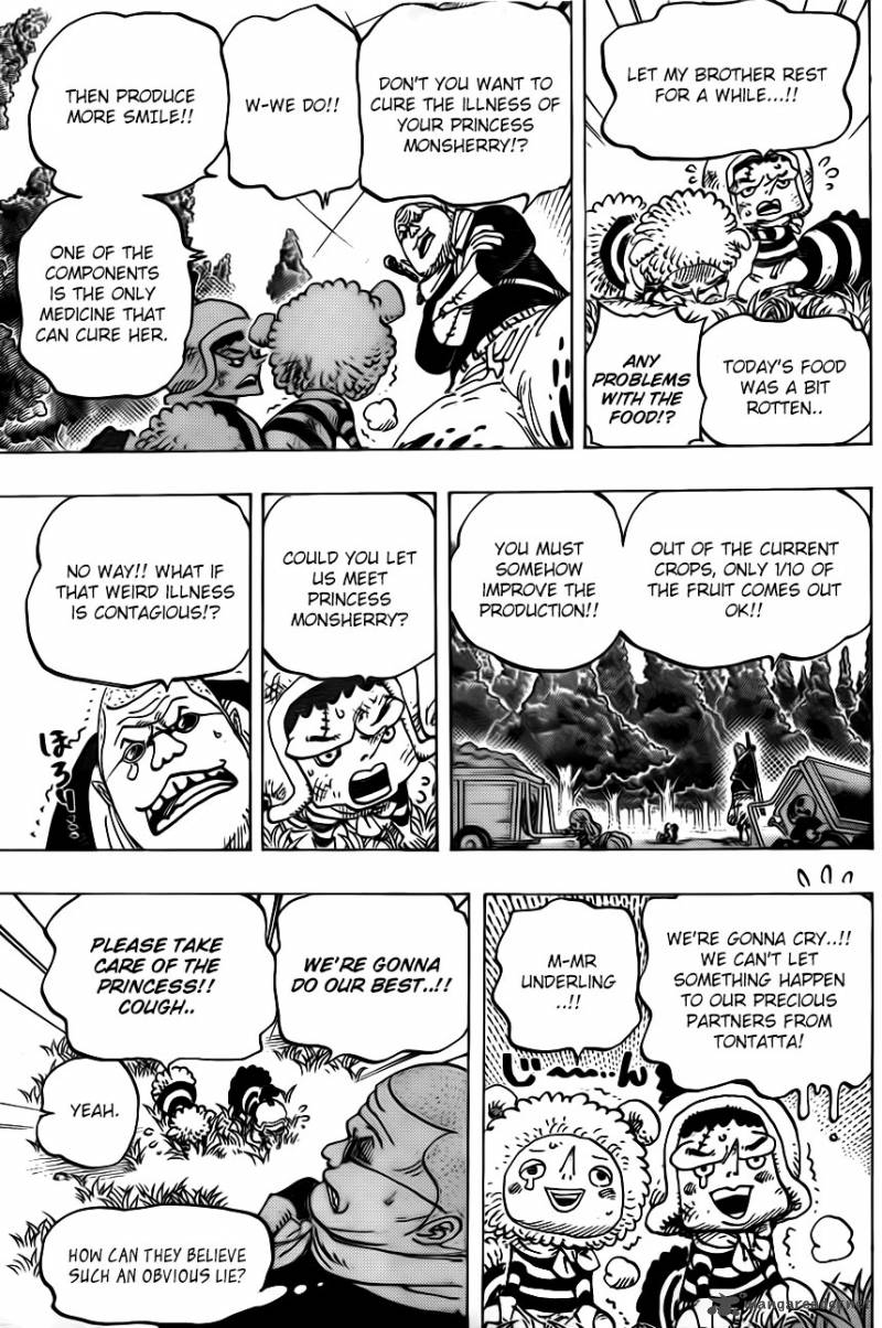 One Piece Chapter 738 page 7 - Chapter 738: Trebol Army, Special Officer Sugar