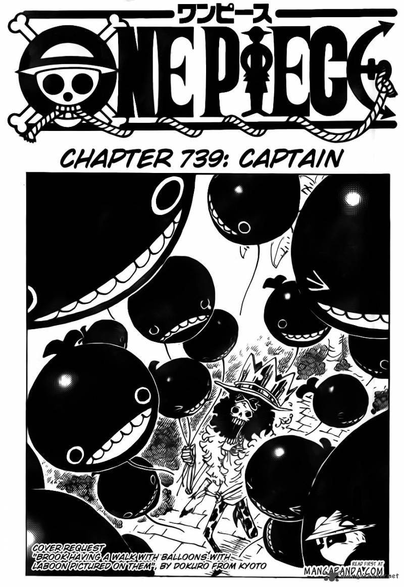 One Piece Chapter 739 page 2 - Chapter 739: Commander