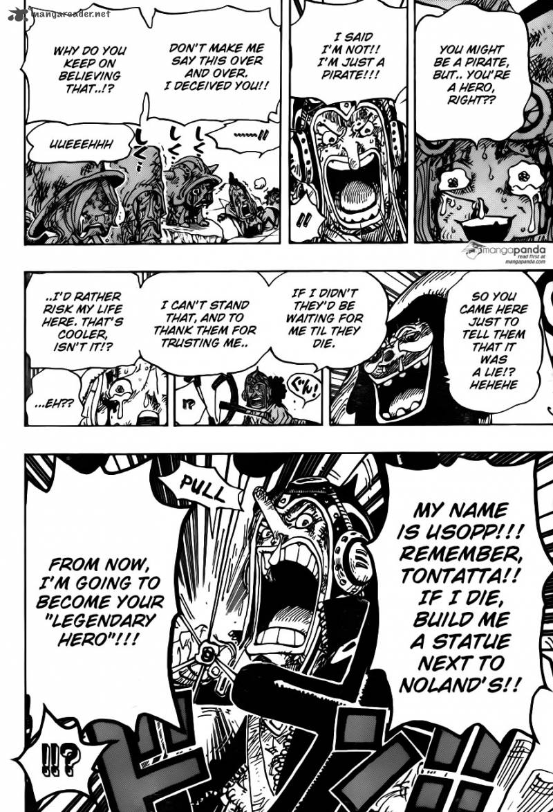 One Piece Chapter 741 page 11 - Chapter 741: Usoland the Liar