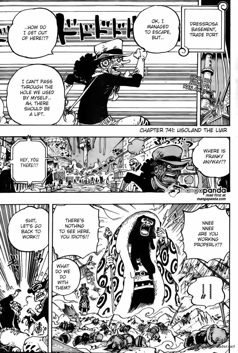 One Piece Chapter 741 page 2 - Chapter 741: Usoland the Liar